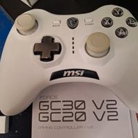 Controller Wireless/Cavo MSI GC30 V2 Bianco