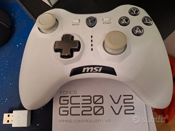 Controller Wireless/Cavo MSI GC30 V2 Bianco
