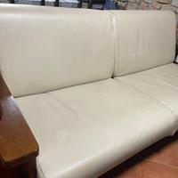 Divano letto in legno massello