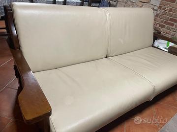 Divano letto in legno massello