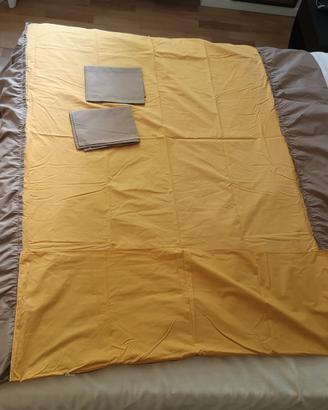 Sacco piumone letto singolo + 2 federe