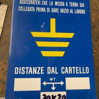 CARTELLI di messa a terra
