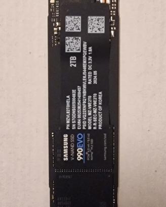 Nvme Ssd Samsung 990 evo 2tb