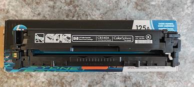 Toner nero CB540A 125A sigillo rimosso, HP