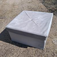 Pouf contenitore Mastrobianco 63x33 cm