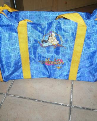 Zainetto Borsone Bimbi Aladdin Disney Plastificato