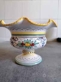 Sotto vaso in ceramica 