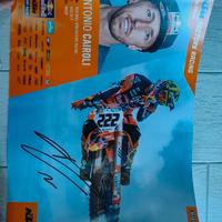 Poster autografato da Tony Cairoli