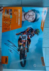 Poster autografato da Tony Cairoli