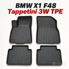 Tappetini TPE BMW X1 F48 come nuovi 3W premium