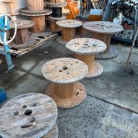 bobina in legno decorativa