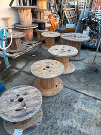 bobina in legno decorativa