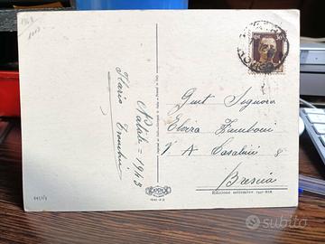 Lotto 2 Cartoline RSI 1943/1944 - Rari Usi Tardivi