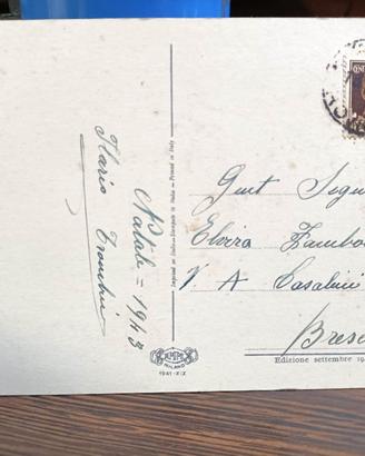 Lotto 2 Cartoline RSI 1943/1944 - Rari Usi Tardivi