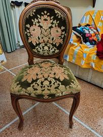 Titolo: Set di sedie antiche Luigi Filippo 