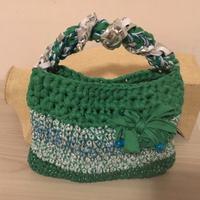Borsetta uncinetto con fiocco