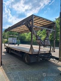 Rimorchio 3 assi ribassato centinato bartoletti