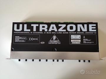 Mixer audio Behringer Ultrazone ZMX8210