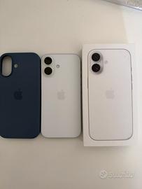 iPhone 17 Bianco 256gb con cover originale apple