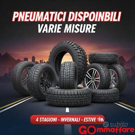 Misure varie pneumatici estivi 4s invernali