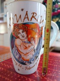 Tazza segno zodiacale acquario