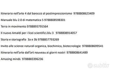  libri a meta prezzo per liceo scientifico