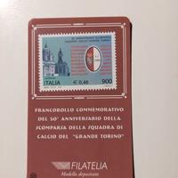 Tessera Filatelica Torino Calci