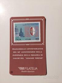 Tessera Filatelica Torino Calci