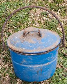 GAVETTA PRANZO PORTAVIVANDE SCALDAVIVANDE SMALTATO