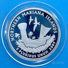 ISOLE MARIANNE ARGENTO WASHINGTON ANTICA CANOA UCC