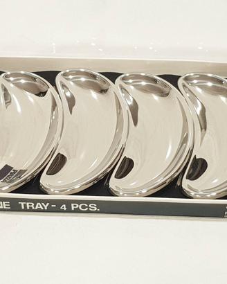 Portalische F.lli Piazza, Set 4Pz acciaio Vintage