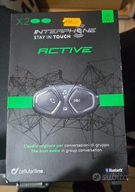 Interphone Active Cellularline - coppia interfoni