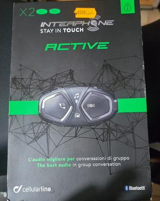 Interphone Active Cellularline - coppia interfoni