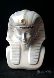 Statua di faraone 26 cm egizio d'epoca '60-'80