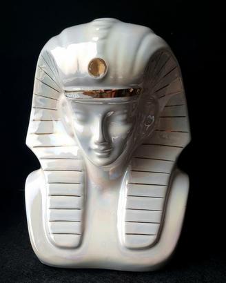 Statua di faraone 26 cm egizio d'epoca '60-'80