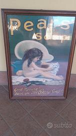 Quadro locandina pubblicitaria vintage