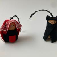 Souvenir Sardegna coppia vestiti tradizionali