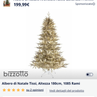 Albero di Natale 180 cm