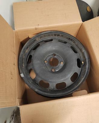 4 cerchi in ferro 16" originali Peugeot 208