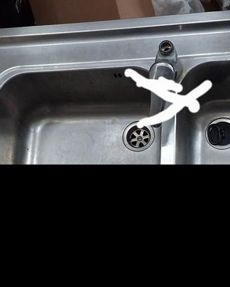 lavello in acciaio inox  116x50 