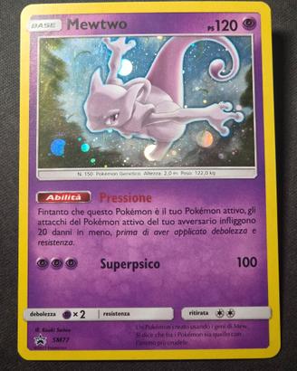 Mewtwo SM 77 cosmo holo Promo -Near Mint- Italiano