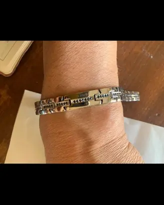 Bracciali  Breil uomo acciaio con pietre fresh