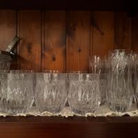 Set bicchieri in cristallo