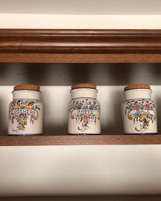 Barattoli Ceramica Gubbio Magnanelli