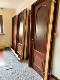 6 porte interne color noce