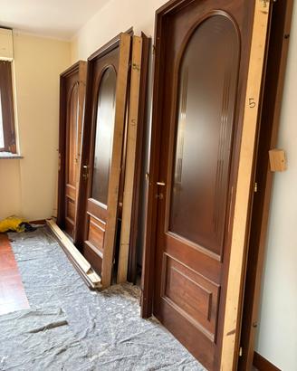 6 porte interne color noce