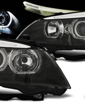 Fari anteriori BMW serie 5 e60 e61 angel eyes led