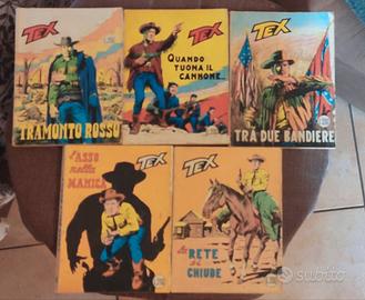 FumettiTex serie Gigante prima ediz dal 111 al 115