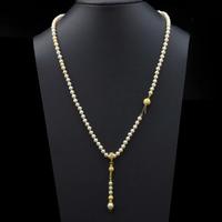 COLLANA SUN DAY IN ORO 18 KT 750 E PERLE