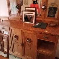 soggiorno d'epoca in ciliegio 